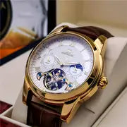 Men'S Luxury Automatic Tourbillon Mechanical Watch by kaifuw official store