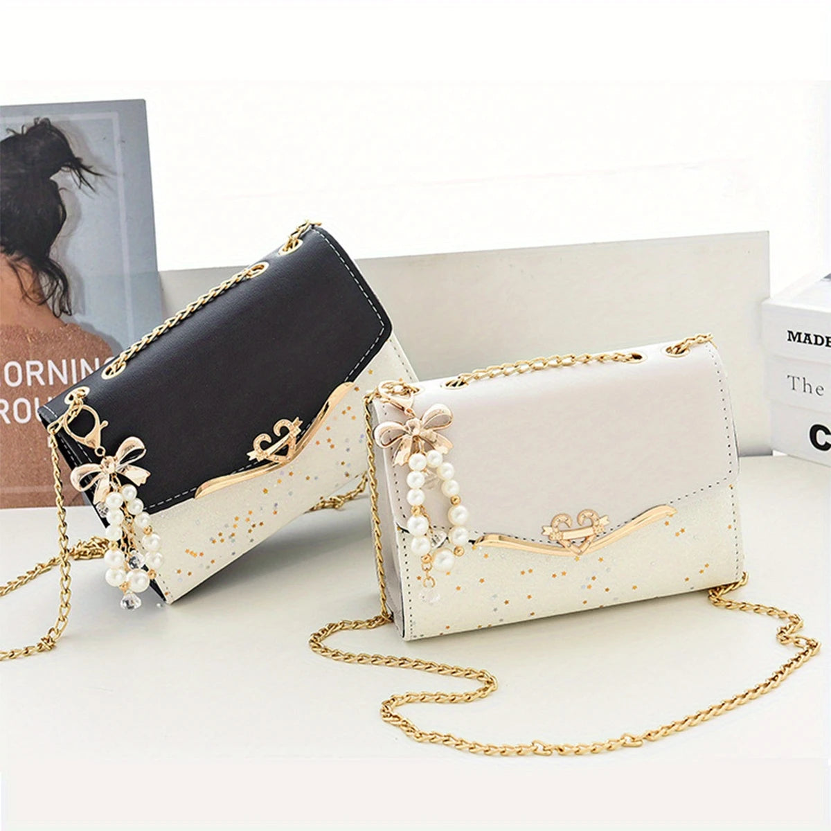 Fashionable Women’s Tassel Chain Shoulder Bag Lightweight & Versatile for Work, Travel & More