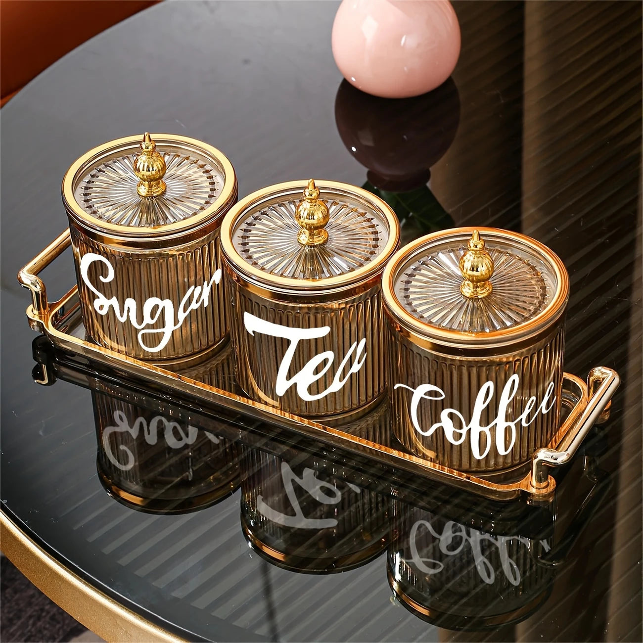4pcs/1 set plastic multifunctional storage container, storage container tray set, household kitchen breakfast tray
