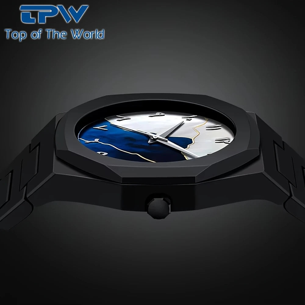 TPW Men's Ultra-Thin Minimalist Quartz Watch by Kaifuw Official Store