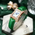 Chenxi Brand Fashion Business Waterproof Leather Wristwatch, Square Dial, Quartz Women's Watch