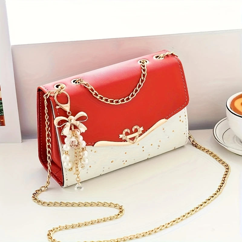 Fashionable Women’s Tassel Chain Shoulder Bag Lightweight & Versatile for Work, Travel & More
