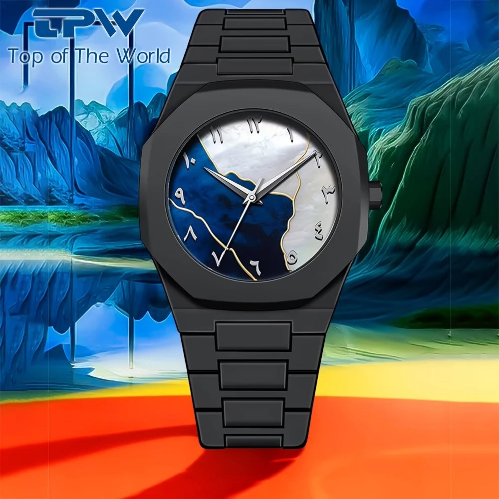 TPW Men's Ultra-Thin Minimalist Quartz Watch by Kaifuw Official Store