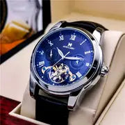 Men'S Luxury Automatic Tourbillon Mechanical Watch by kaifuw official store