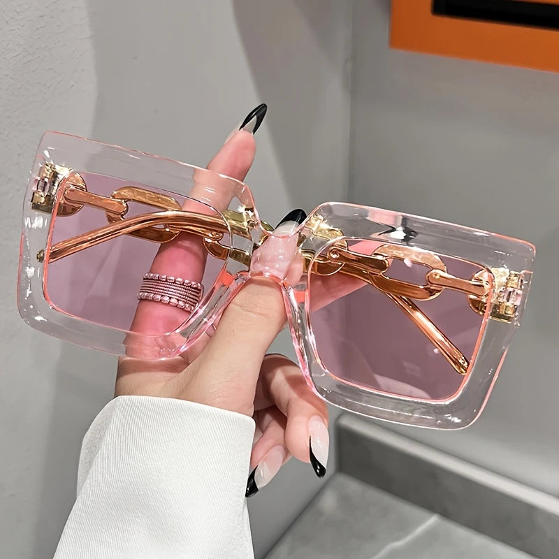 Transparent Frame Fashion Glasses Fashion Fashion Glasses For Women Men Anti Glare Sun Shades Glasses For Driving Beach Travel