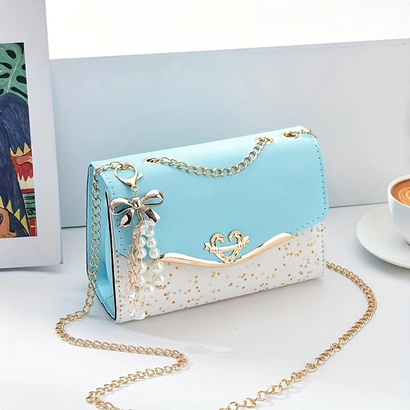 Fashionable Women’s Tassel Chain Shoulder Bag Lightweight & Versatile for Work, Travel & More